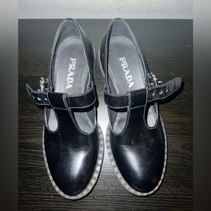 Prada Mary Jane Loafers